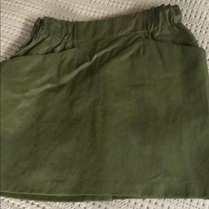 Zara leather skirt